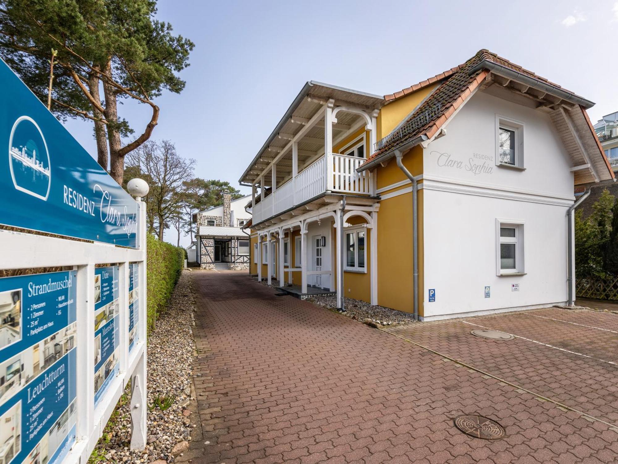 Ferienwohnung Duene In Der Residenz Clara Sophia Ostseebad Ostseebad Binz Exterior foto